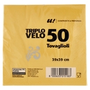 50 Tovaglioli 3 Veli Gialli U! Confronta e Risparmia